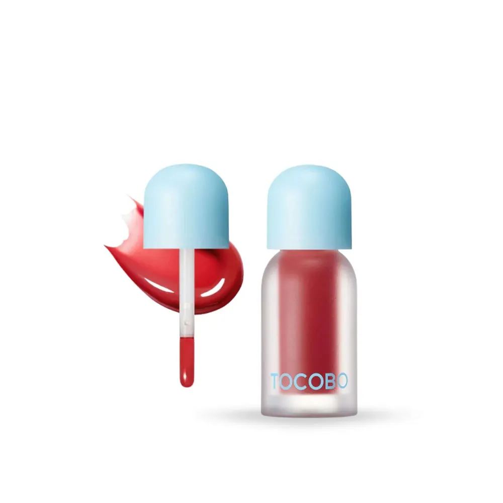 Tocobo Juicy Berry Plumping Lip Oil 05 Rosy Girl زيت للشفاه + مطاطة شعر هدية
