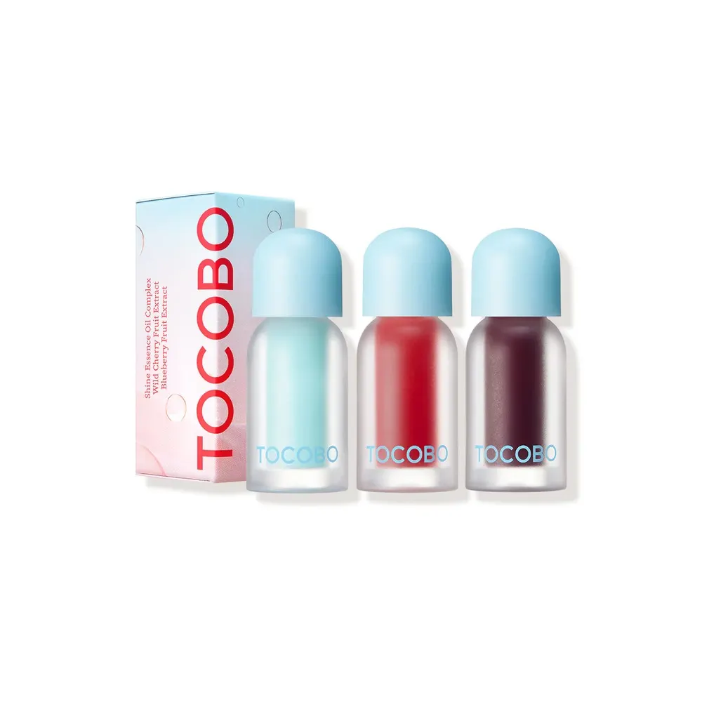 Tocobo Juicy Berry Plumping Lip Oil 06 Berry Candy زيت للشفاه + مطاطة شعر هدية