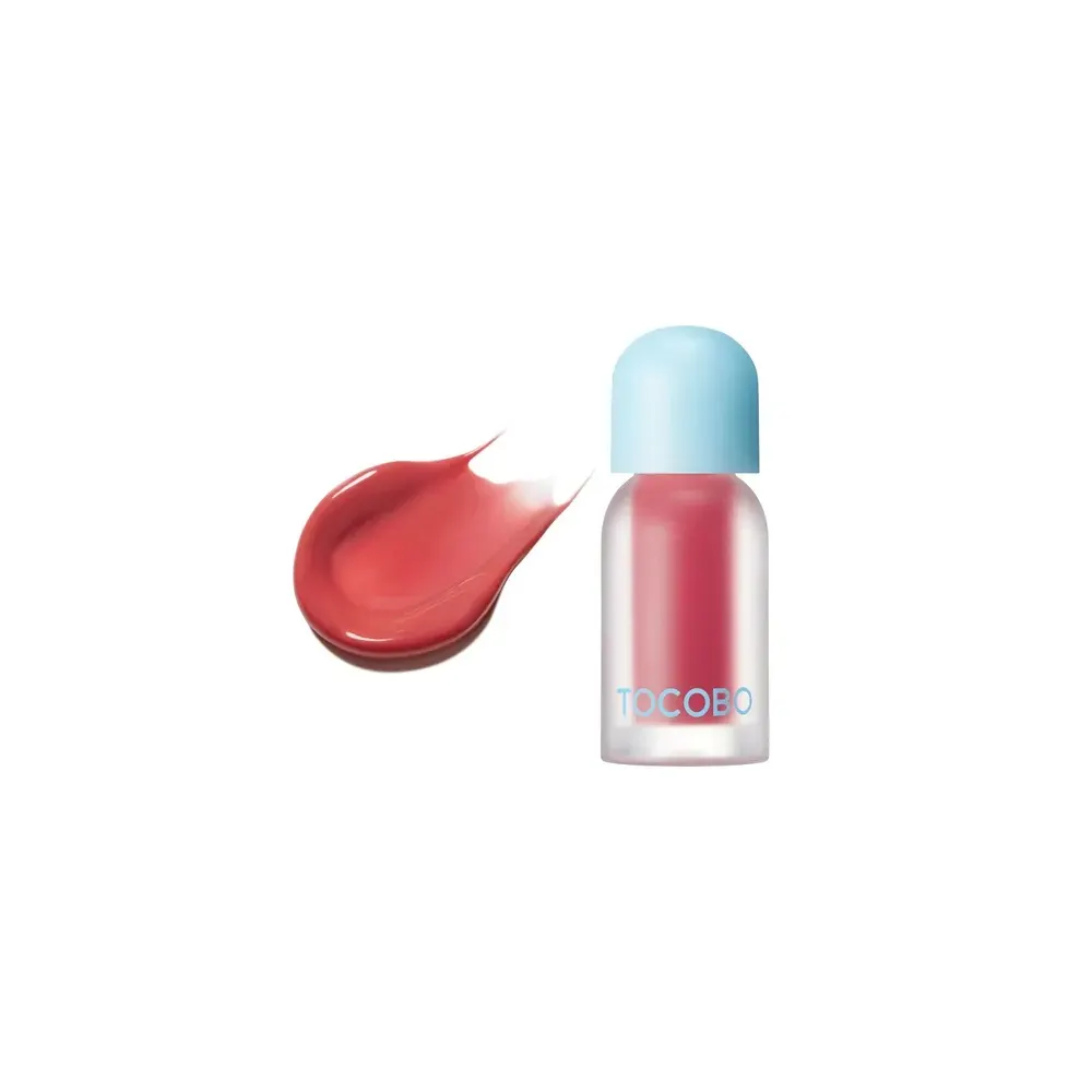 Tocobo Juicy Berry Plumping Lip Oil 18 Cozy Pink زيت للشفاه + مطاطة شعر هدية