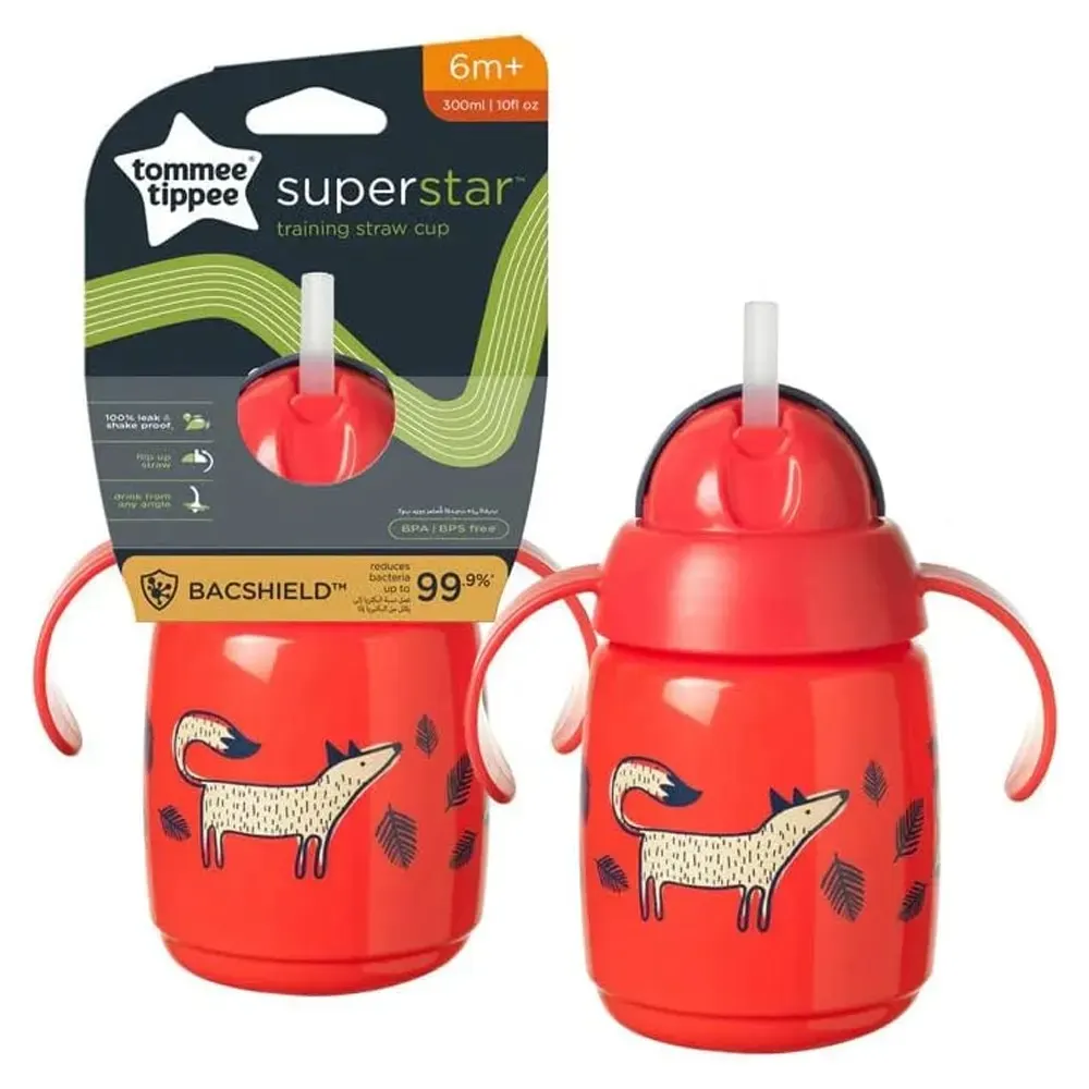 Tommee Tippee كأس بالقشة Super Star 300 مل