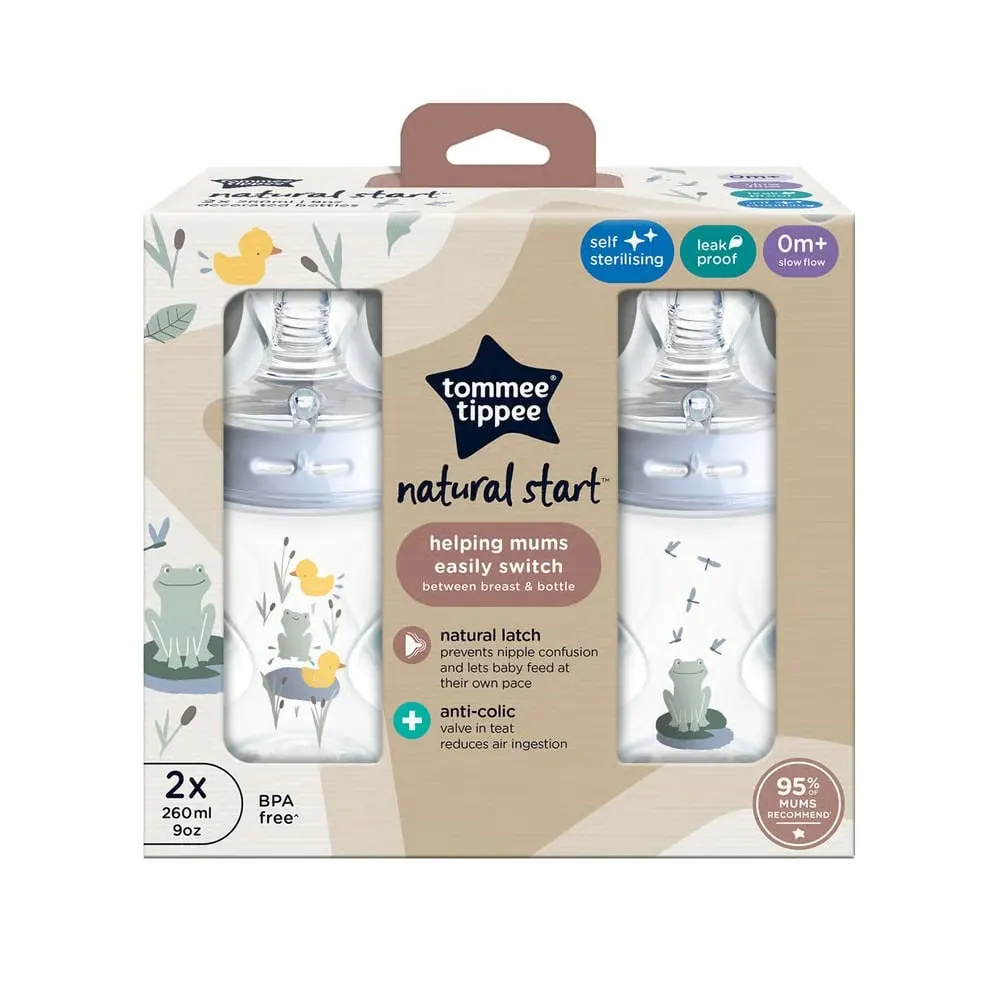 Tommee Tippee - طقم رضاعتين Natural Start 260 مل