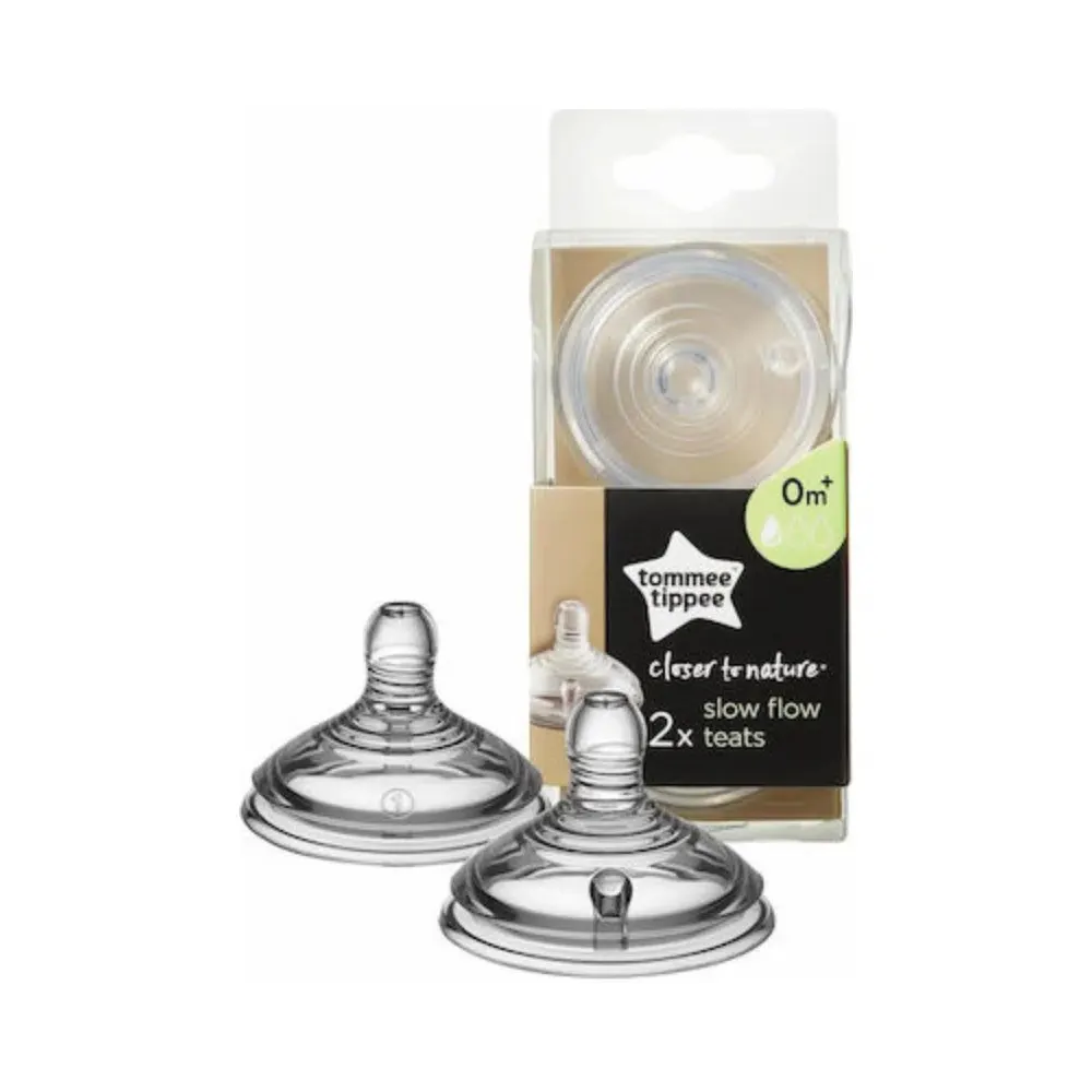 Tommee Tippee - طقم حلمتين بتدفق بطيء