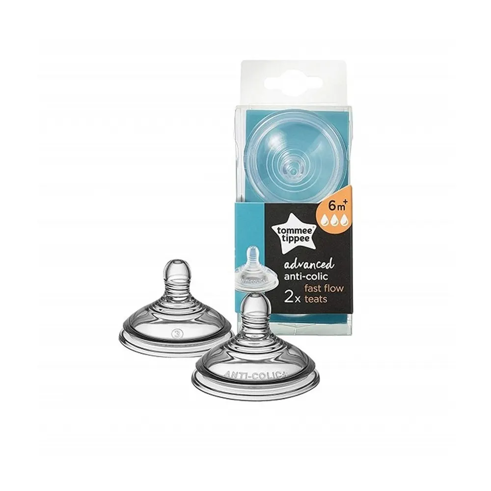 Tommee Tippee - طقم حلمتين بتدفق سريع