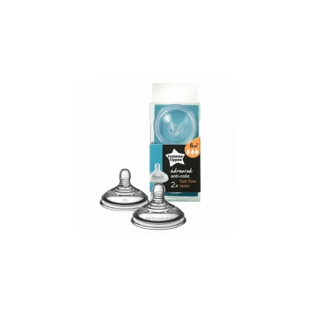 Tommee Tippee - Pack 2 tétines lait épaissi (anti-reflux)