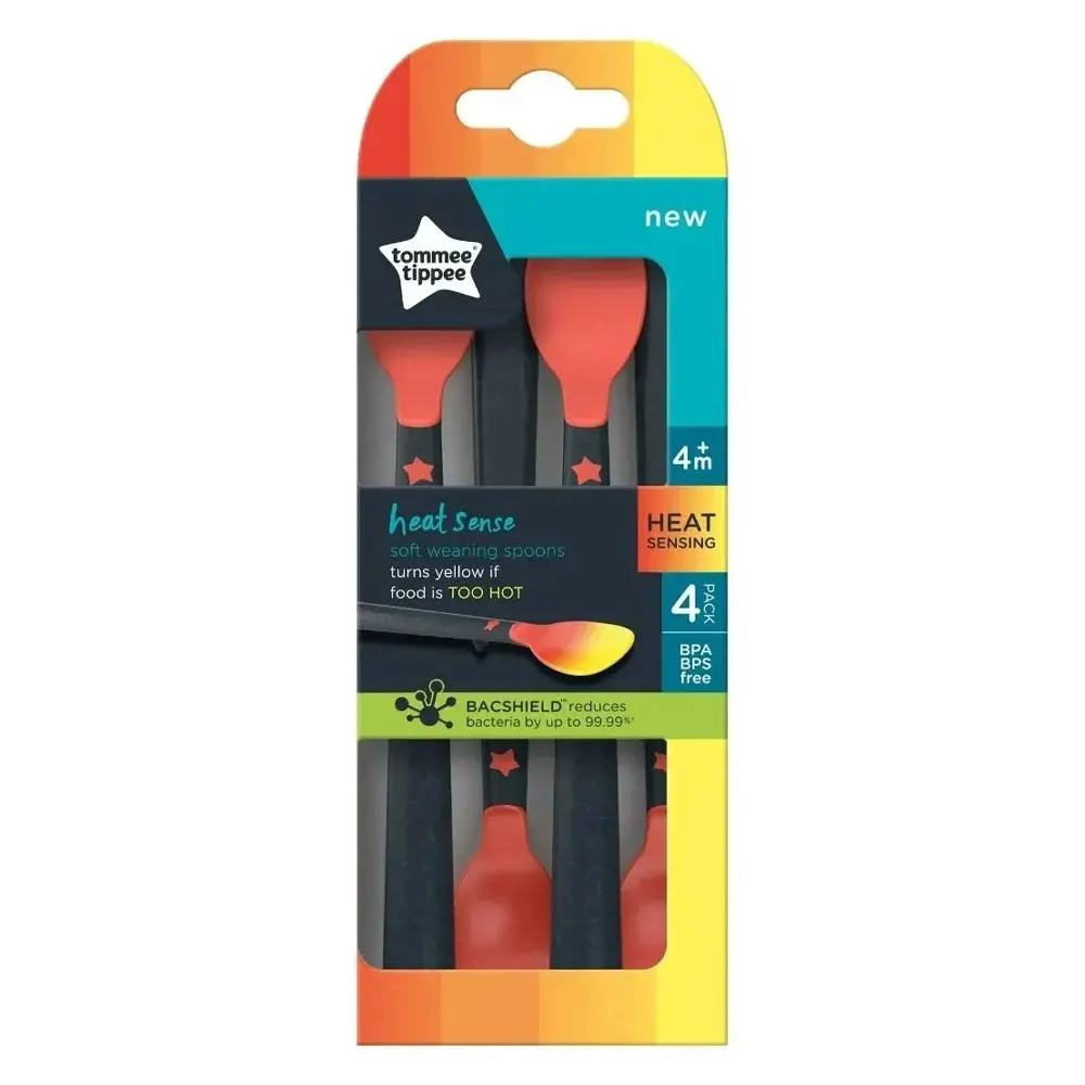 Tommee Tippee Lot de 4 cuillères thermosensibles 4m+