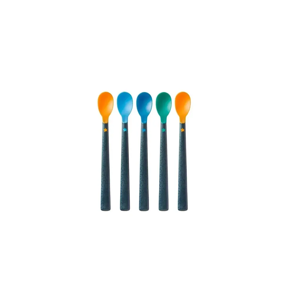 Tommee Tippee Lot de 5 Cuillères d’apprentissage 4M+