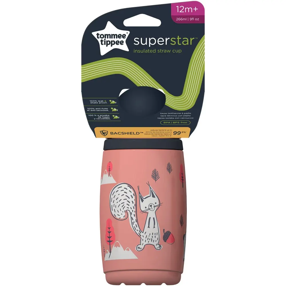 Tommee Tippee - كوب نشط بفوهة 12 شهرا 266 مل