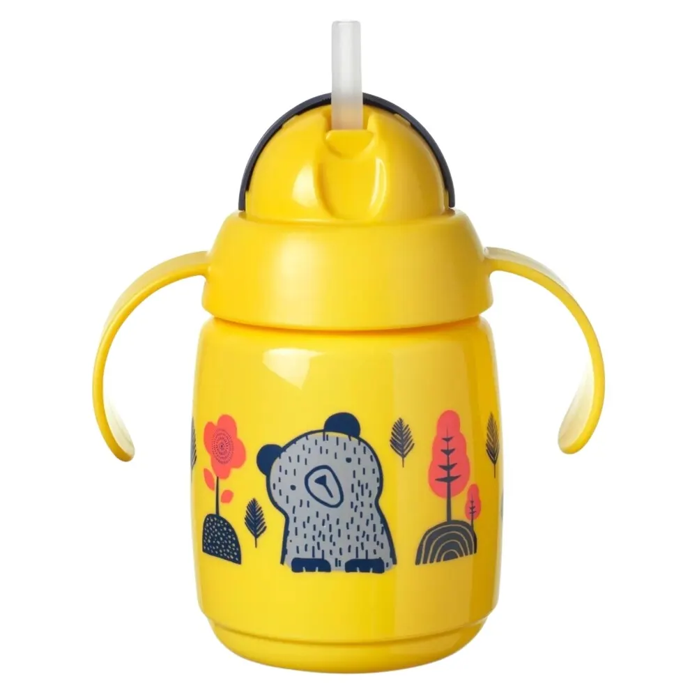 Tommee Tippee كأس بالقشة Super Star 300 مل - أصفر
