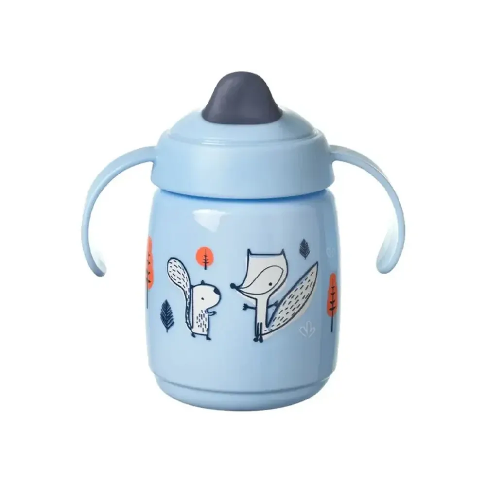 Tommee Tippee كأس تعليمي مانع للتسرب +6 أشهر 300 مل - أزرق