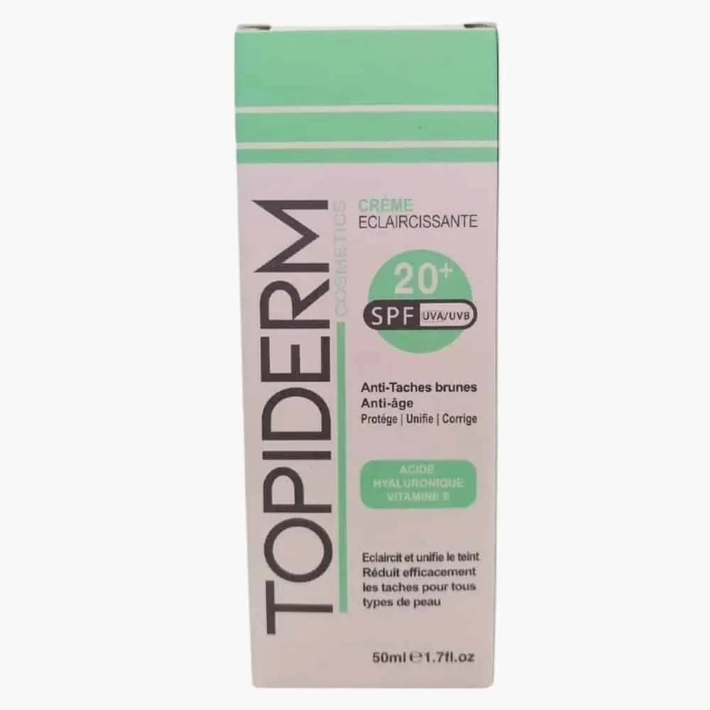 Topiderm كريم مفتح ضد البقع SPF20 50 مل