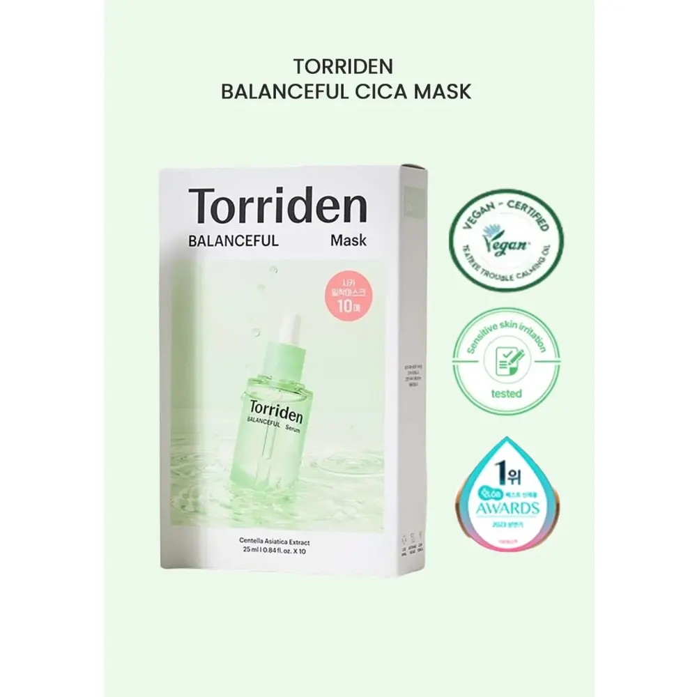 Torriden Balanceful Cica Mask ماسك 25 مل × 10