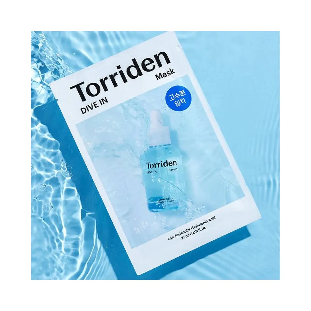 Torriden Dive In Low Molecular Hyaluronic Acid Mask ماسك وحدة واحدة