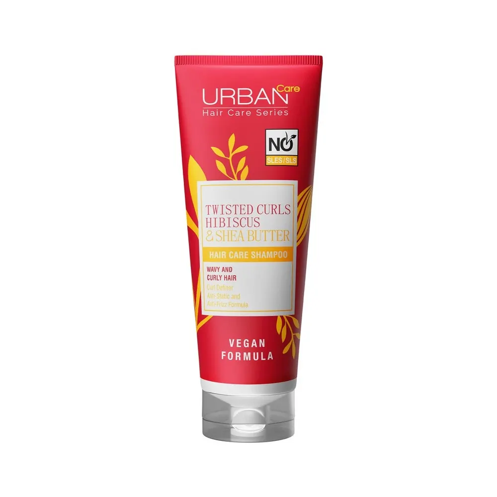 URABN CARE TWISTED CURLS HIBISCUS & SHEA BUTTER SHAMPOO 350 ml