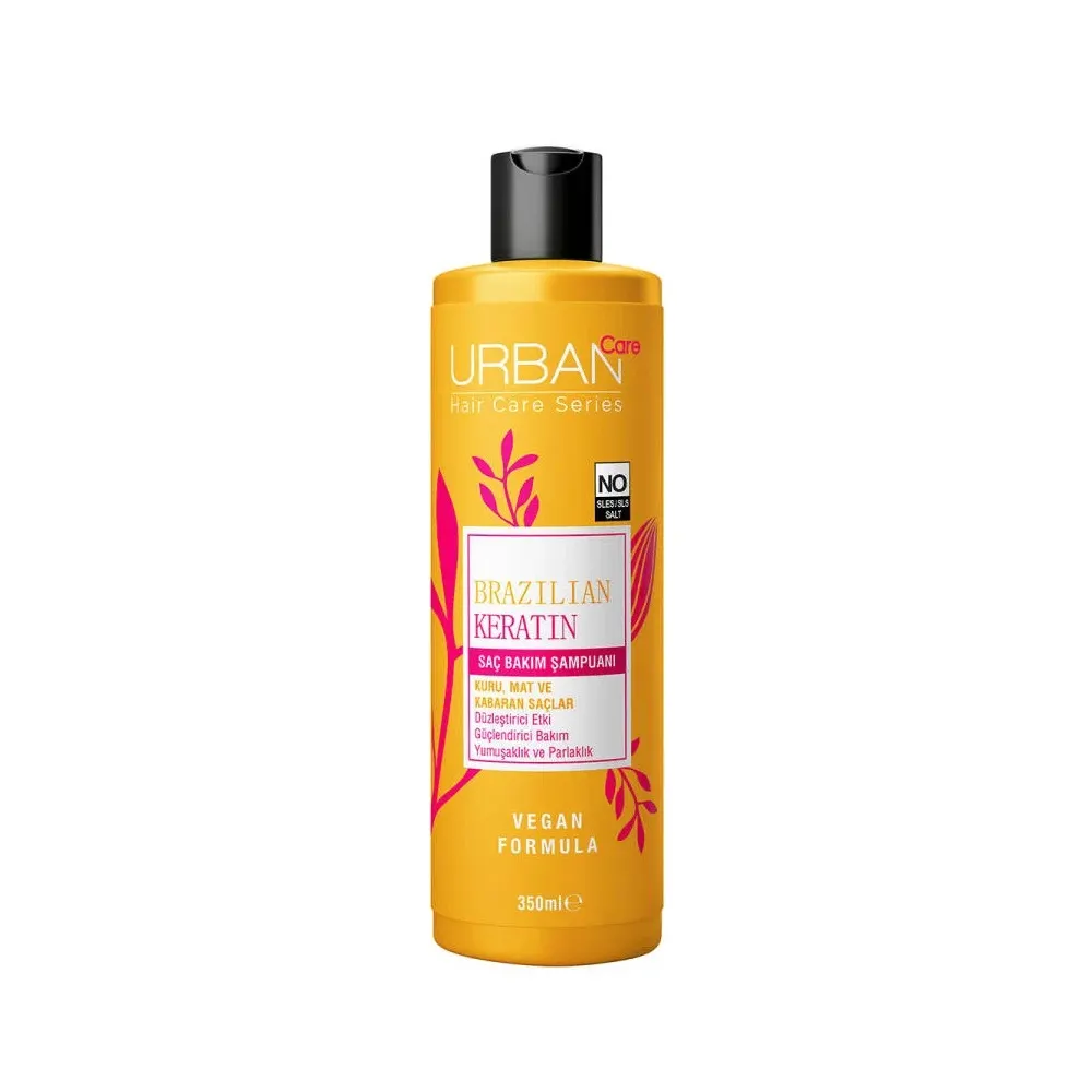 URBAN CARE BRAZILIAN KERATIN HAIR CARE SHAMPOOING 350 ML