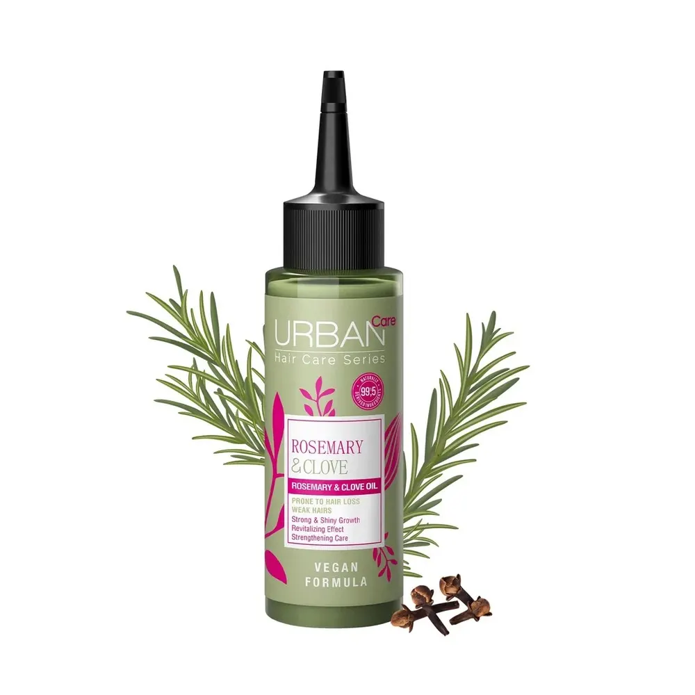 URBAN CARE HUILE CAPILLAIRE AU ROSEMARY & CLOVE + PROTECTION UV 100 ML