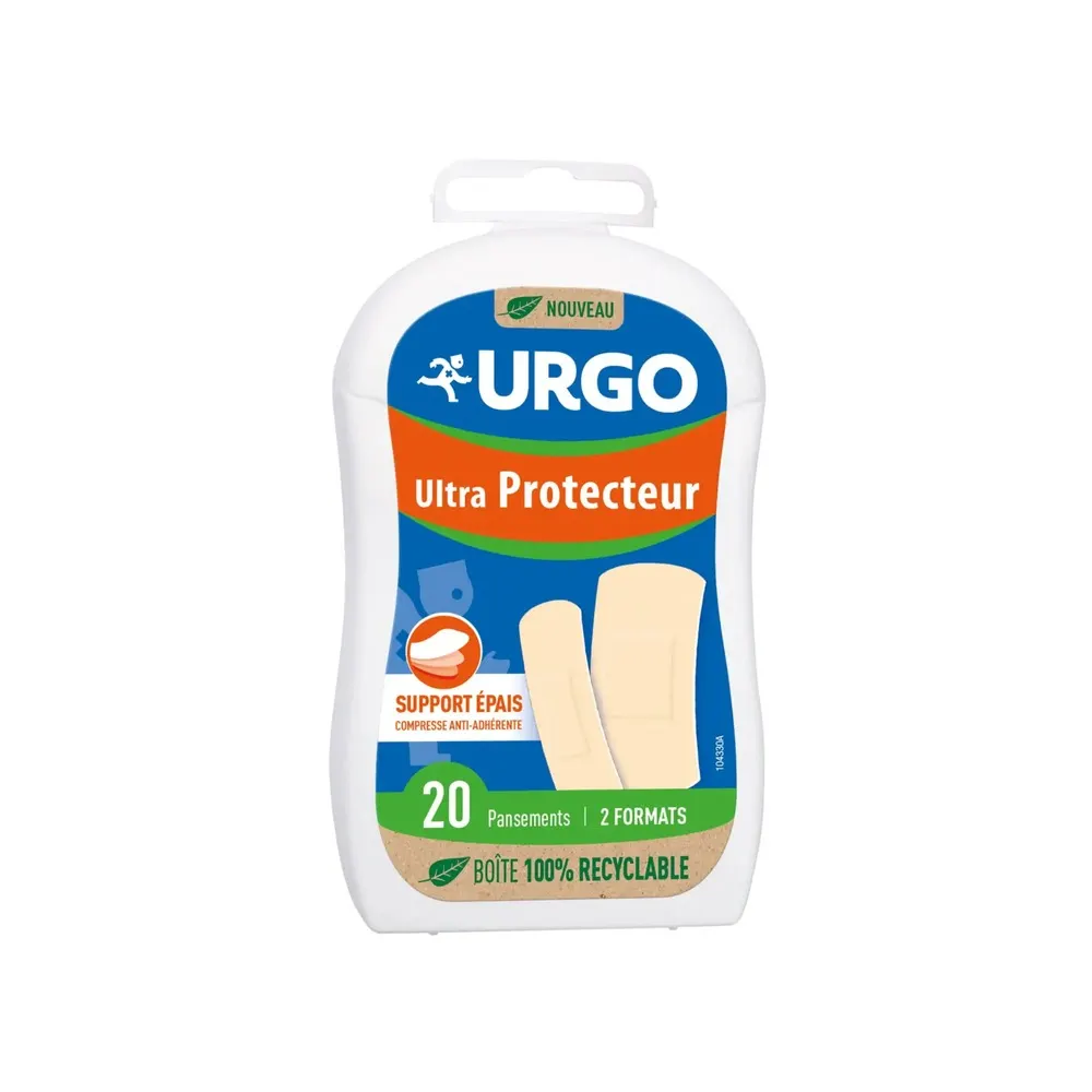 Urgo Boîte de 20 pansements ultra protecteurs