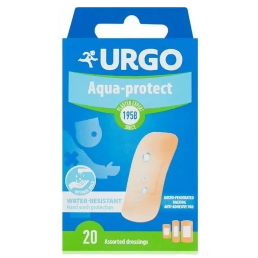 Urgo ضمادات مقاومة للماء متنوعة علبة 20