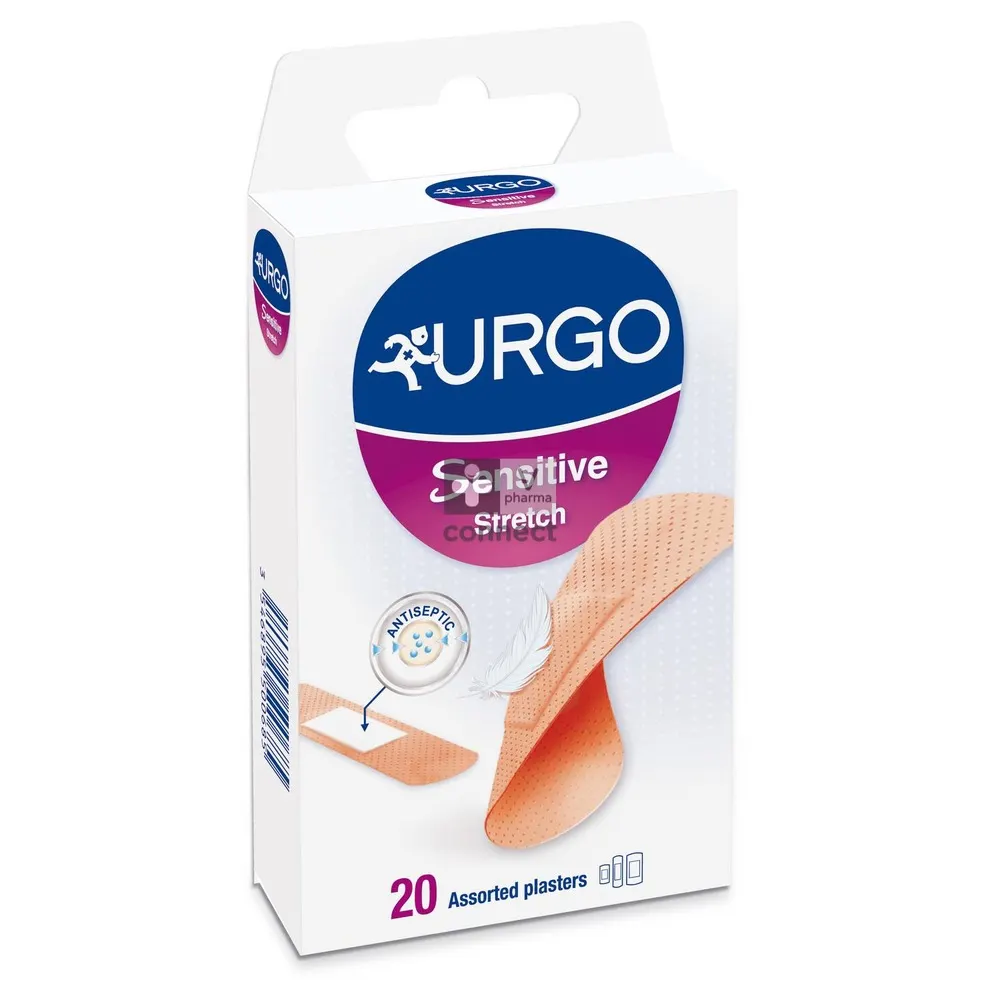 Urgo Sensitive Stretch 20 قطعة