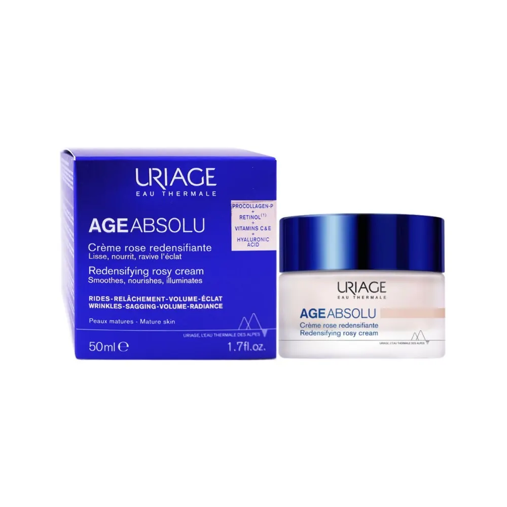 Uriage Age Absolu كريم Rose معيد للكثافة 50 مل