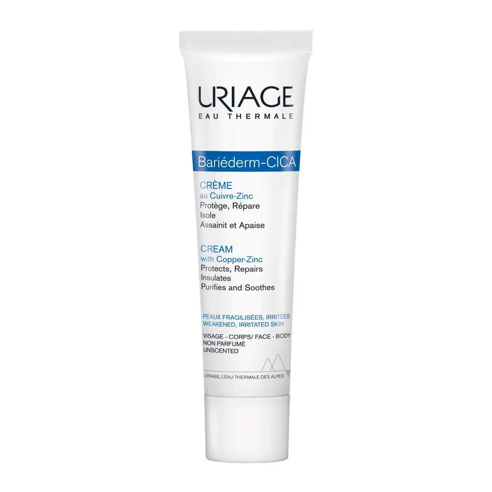 Uriage bariéderm cica-crème réparatrice au cu-zn 40ml