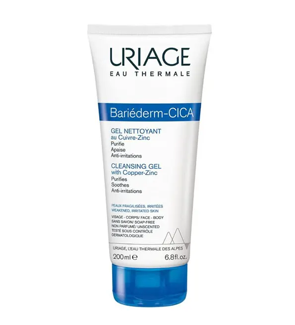 Uriage Bariéderm جل منظف 200 مل