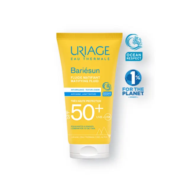 Uriage Bariésun سائل مطفي SPF50+ 50 مل