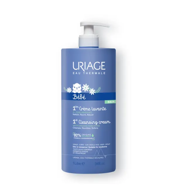 Uriage Bébé - 1ère كريم غسول 1 لتر