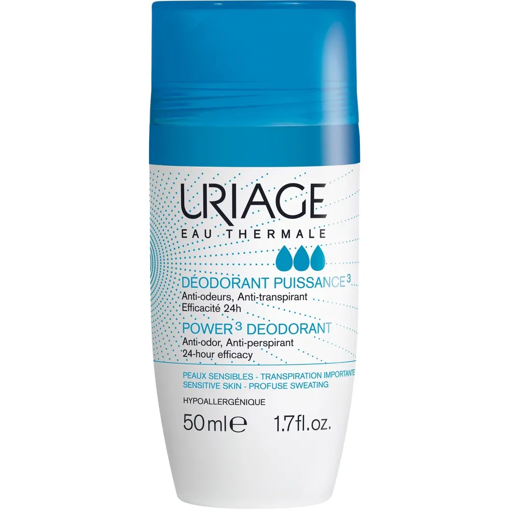 Uriage عرض مزيل عرق Puissance3 50 مل × 2