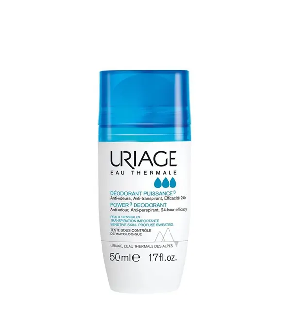 Uriage مزيل عرق Puissance3 رول أون 50 مل