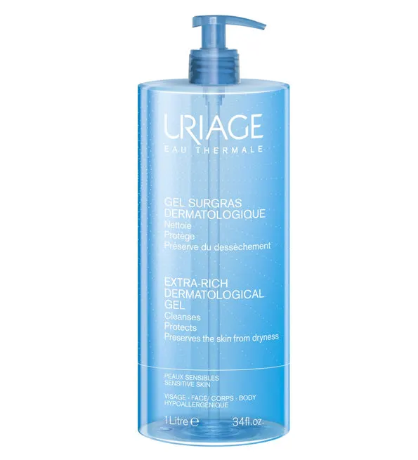 Uriage Gel Surgras سائل جلدي 1 لتر