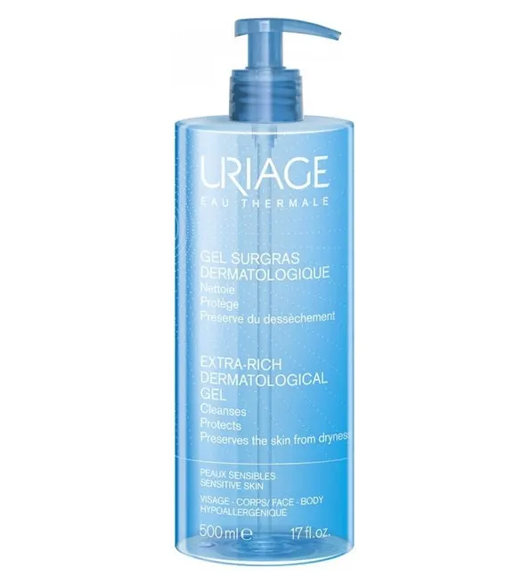 Uriage Gel Surgras سائل جلدي 500 مل
