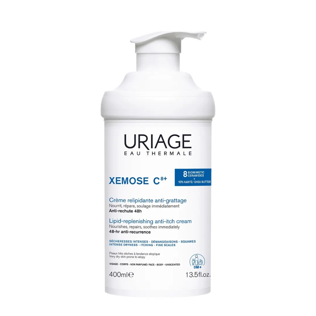 Uriage Xemose C8+ كريم مجدد للدهون مضاد للتهيج 400 مل