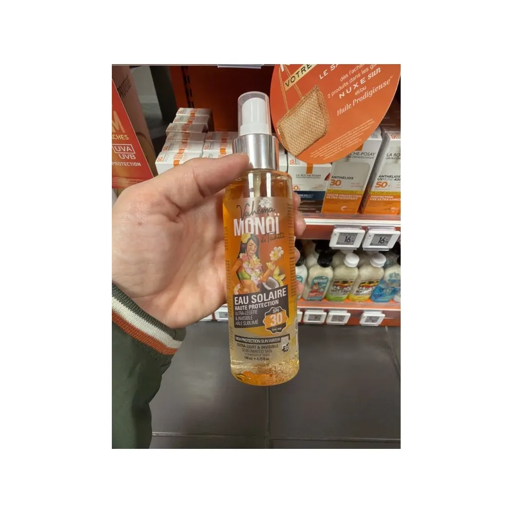 VAHEMA MANOI DE TAHITI EAU SOLAIRE SPF 30 ULTRA LEGERE 140 ML