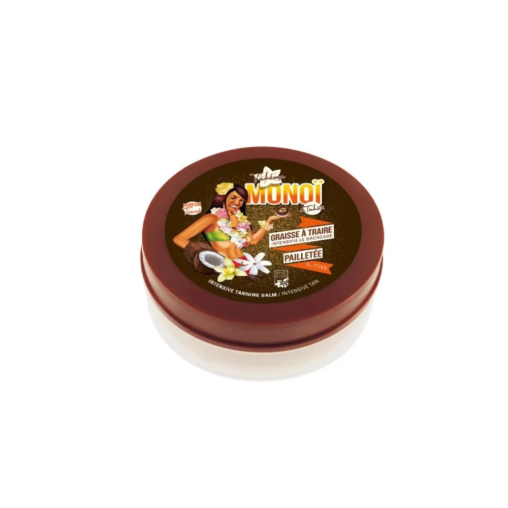VAHEMA MONOI DE TAHITI GRAISSE A TRAIRE PAILLETEE 125 ml