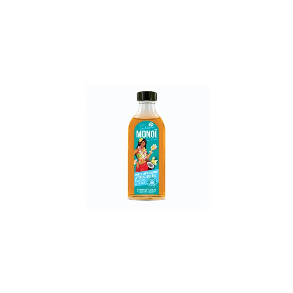Vahéma Monoï de Tahiti Huile Apaisante Après-Soleil 100ml