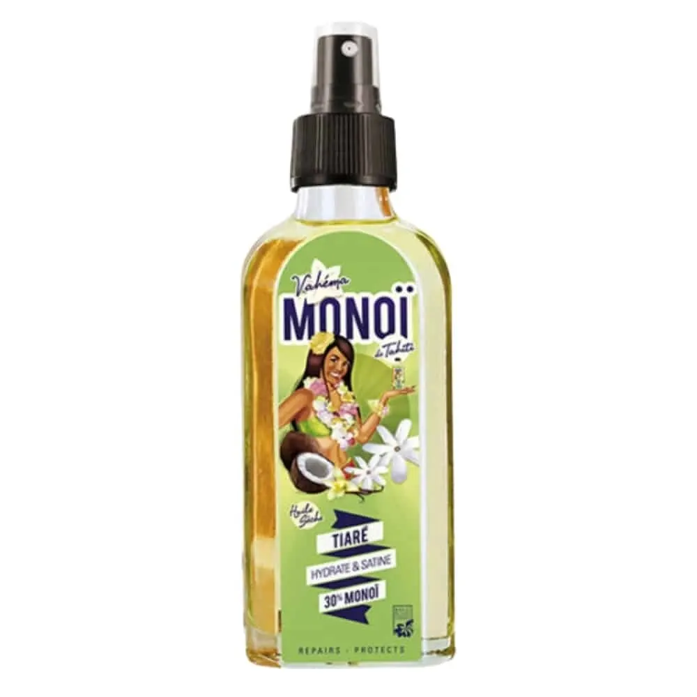 Vahéma Monoi Huile sèche Tiaré - 30% Monoï 100ml