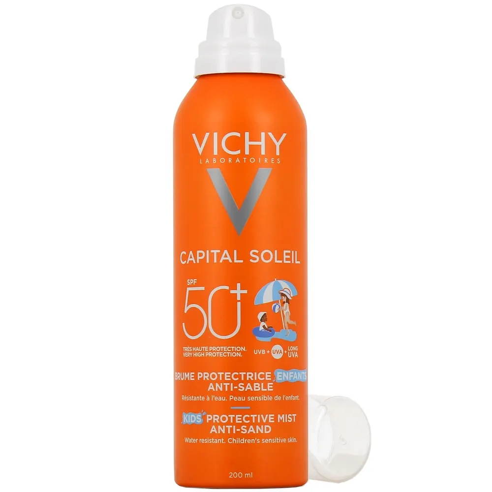 VICHY CAPITAL SOLEIL BRUME SOLAIRE ANTI SABLE ENFANT SPF 50+ 200 ML