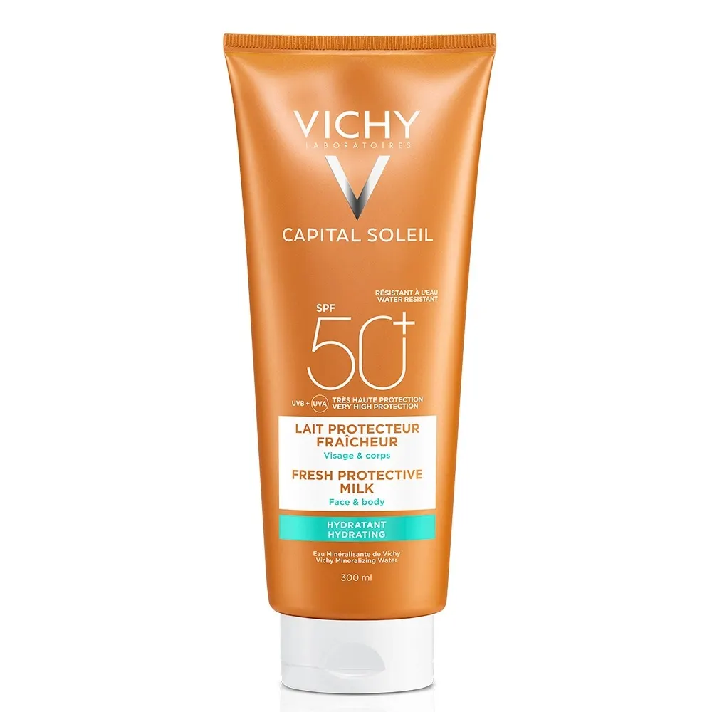 Vichy capital soleil lait protecteur hydratant invisible spf 50+ 300ml