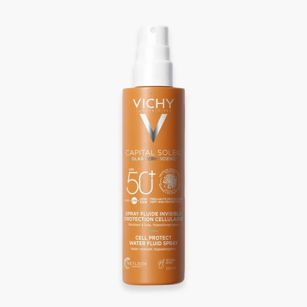 VICHY CAPITAL SOLEIL SPRAY FLUIDE INVISIBLE PROTECTION CELLULAIRE SPF50+ 200ML