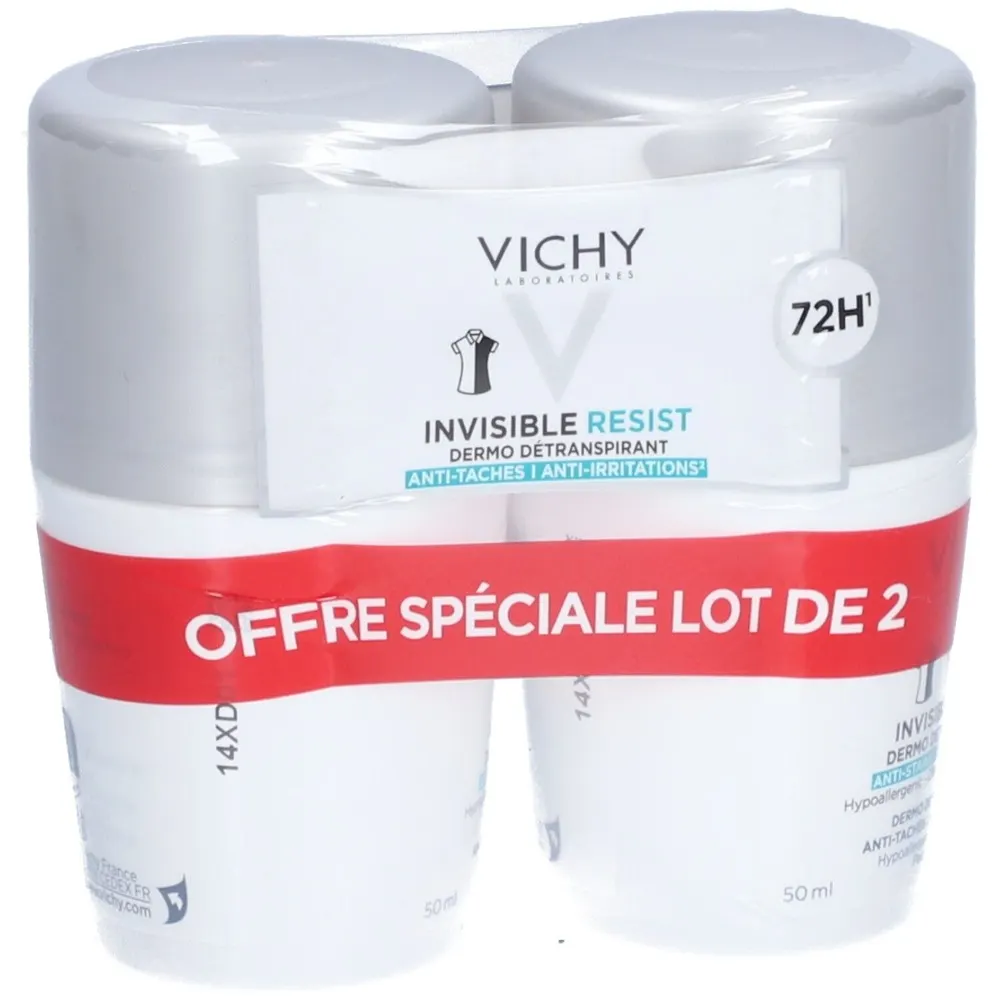 Vichy مزيل عرق ديرمو مضاد للتعرق غير مرئي Protect 72 س ضد البقع