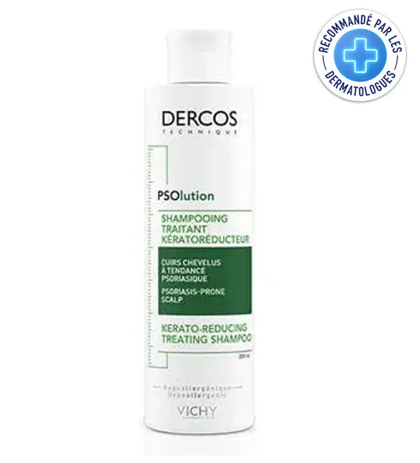 Vichy Dercos P-Solution شامبو علاجي مزيل للقشور المتقرنة 200 مل