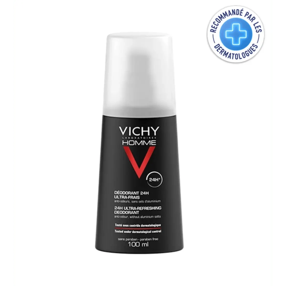 Vichy Homme مزيل عرق بخاخ منعش جداً 100 مل
