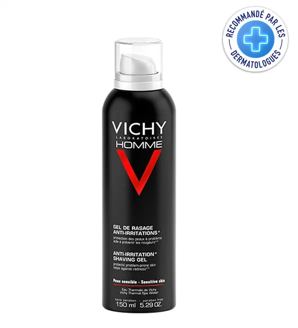 Vichy Homme جل حلاقة ضد التهيج 150 مل