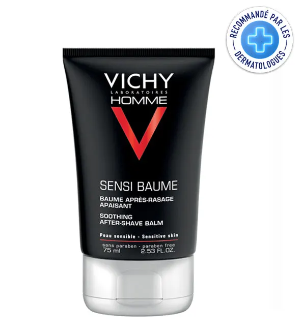 Vichy Homme Sensi-Baume Ca. بلسم مقوٍّ بعد الحلاقة للبشرة الحساسة