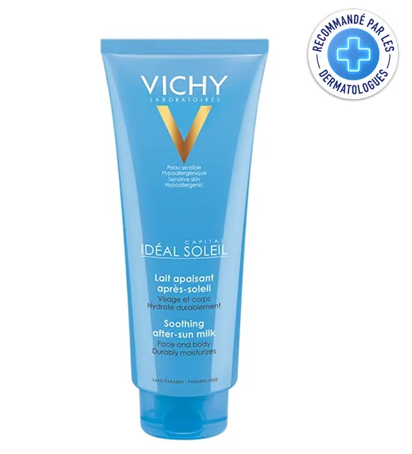 Vichy Ideal Soleil حليب يومي مهدئ بعد التعرض للشمس 300 مل