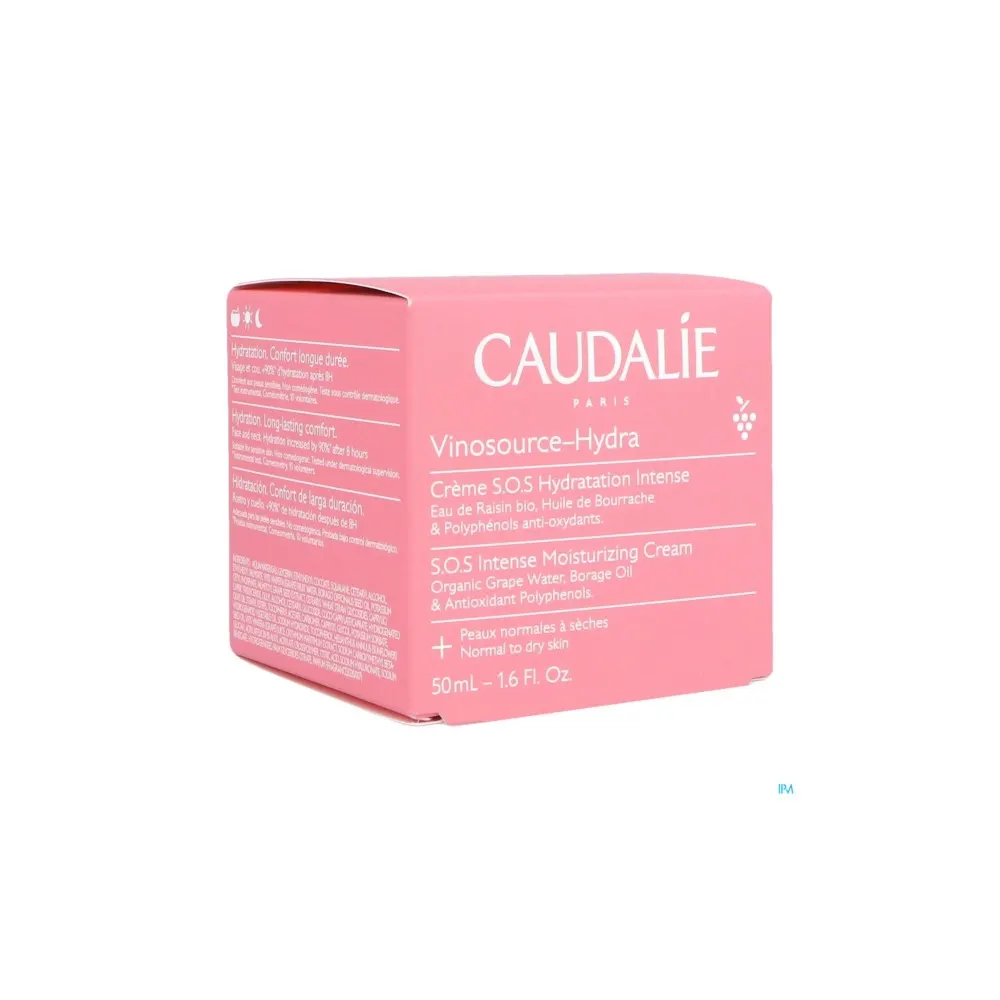 Caudalie Vinosource-Hydra S.O.S Crème hydratante intense 50 ml