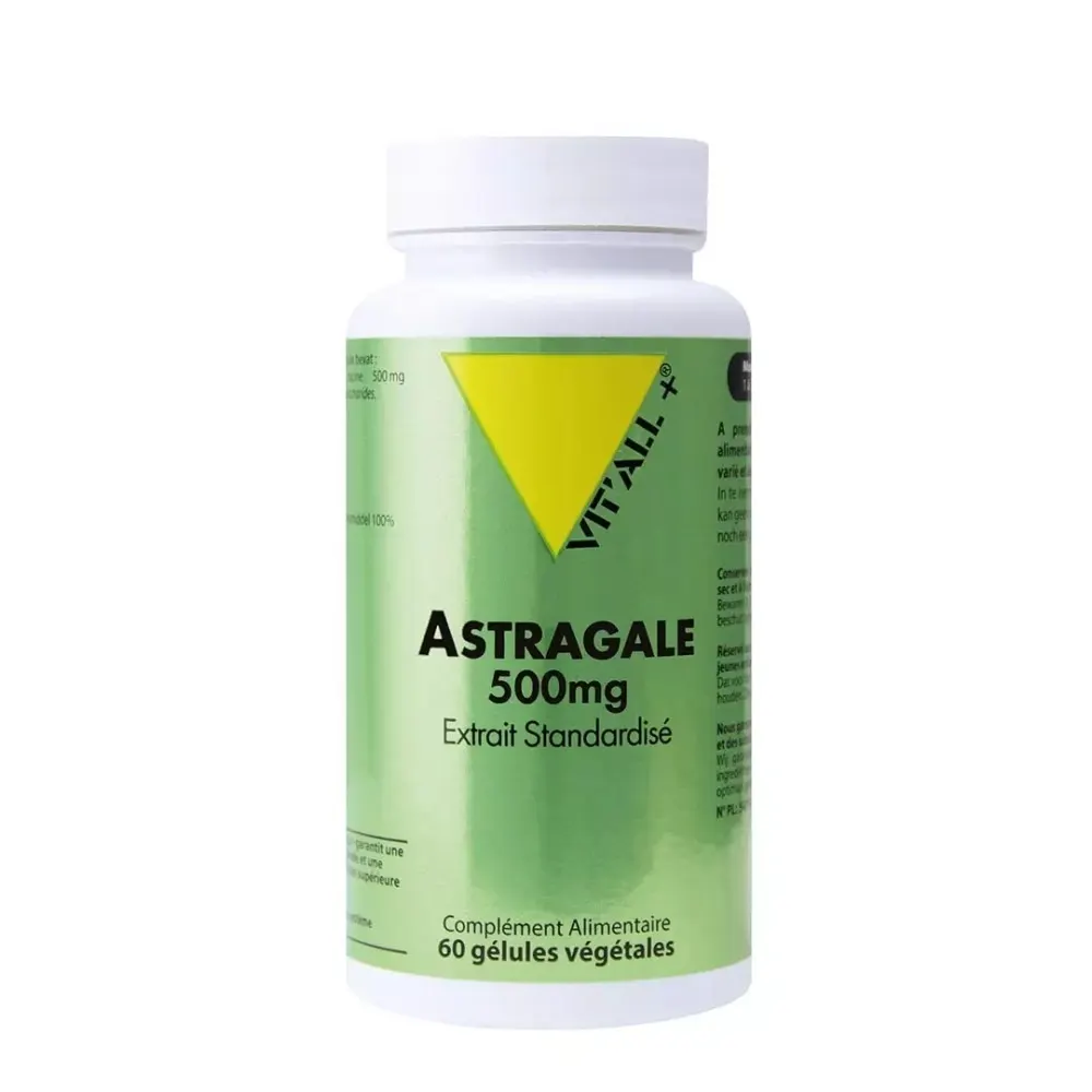 VIT'ALL+ Astragale عضوي 500 ملغ 60 كبسولة