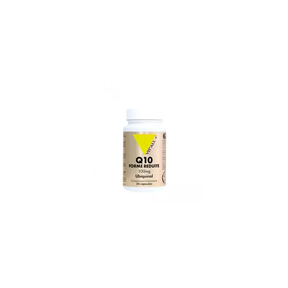 VIT'ALL+ Coenzyme Q10 بصيغة مختزلة 100 ملغ 30 كبسولة