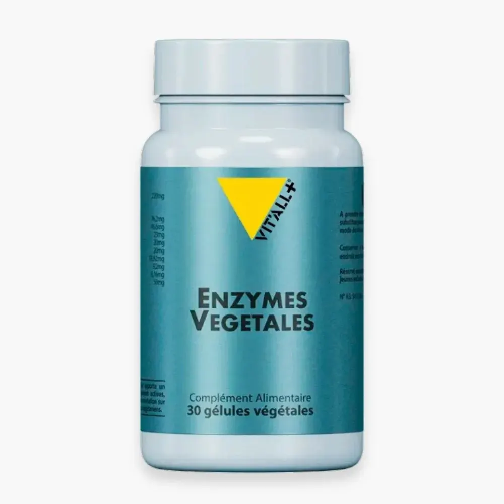 VIT'ALL+ إنزيمات نباتية 30 كبسولة