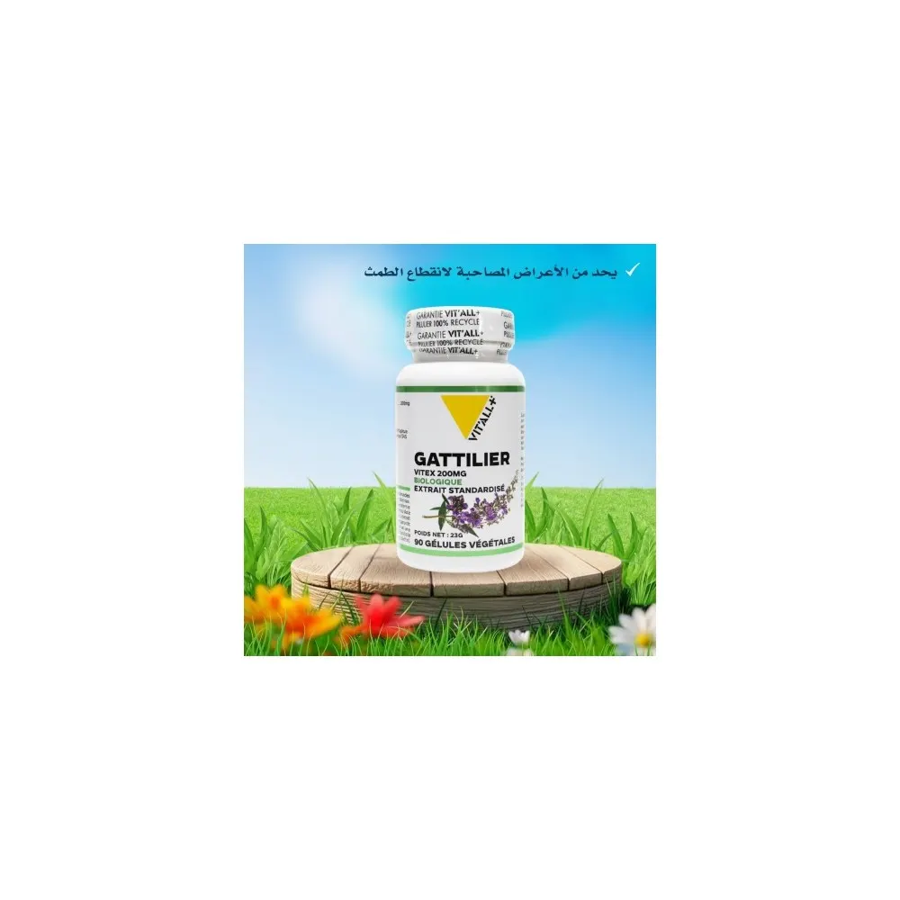 Vit'All+ Gattilier Bio 200mg 90 Gélules